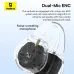 Tai nghe không dây tai nghe không dây Baseus AirGo AS01 TWS với kẹp tai 10mm Drivers Bass Enhancement Đôi Mic ENC Noise Cancelling 25H Phát lại Latency thấp để chơi game Tai nghe thể thao - Đen